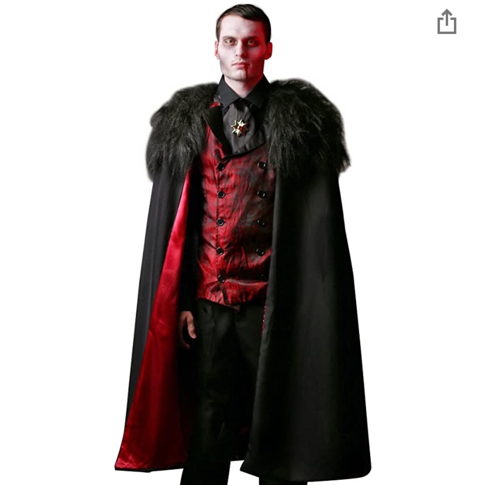 Men’s Deluxe Vampire Halloween Costume Size L